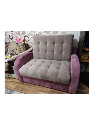Кресло-кровать Эврика 2-х местный (фиолетовый)